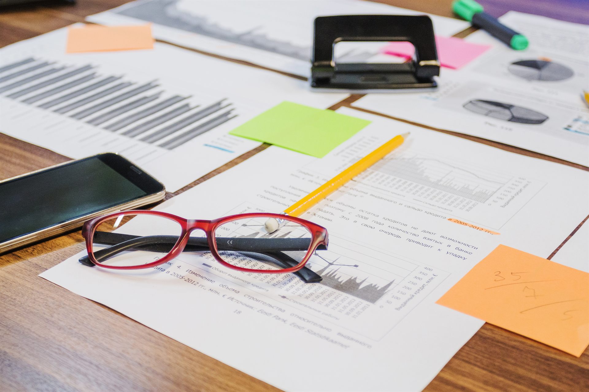Financial paperwork